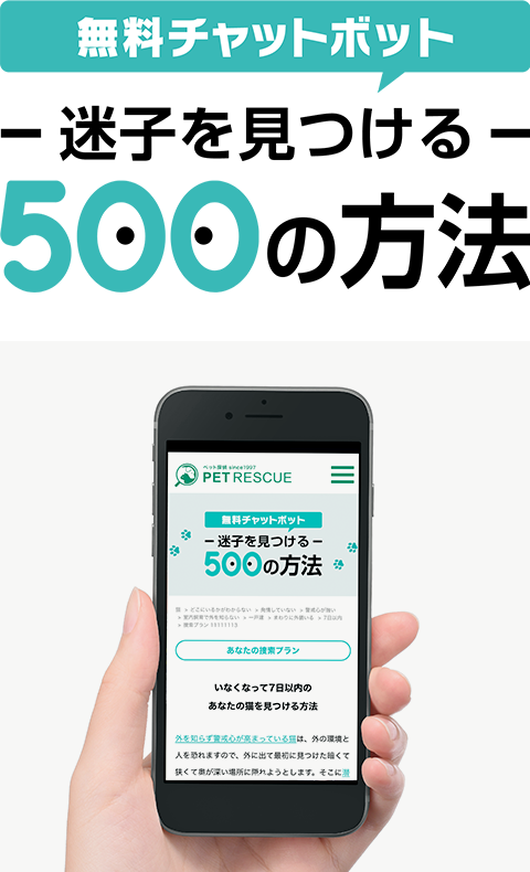 無料チャットボット　迷子を見つける500の方法